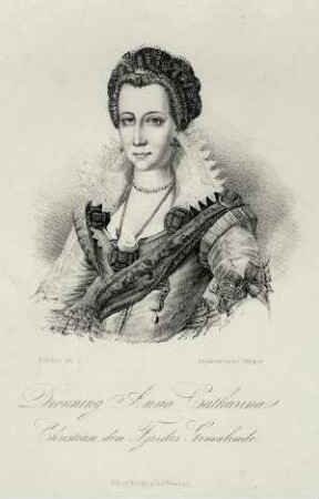 Bildnis von Anna Katharina (1575-1612), Königin von Dänemark
