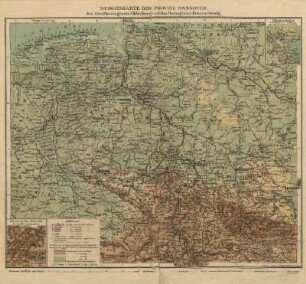 Heimatskarte der Provinz Hannover, des Großherzogtums Oldenburg und des Herzogtums Braunschweig, Oldenburg. Fsm. Birkenfeld, Oldenburgisches Fürstentum Lübeck