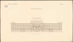 Reichstag, Berlin Zweiter Wettbewerb: Rückansicht