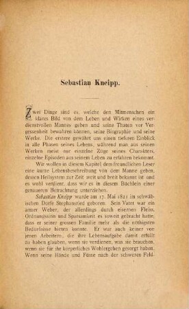 Kneipp - Wörishofen oder Die Wasserkur wissenschaftlich begründet und ihre Anwendung für den Laien
