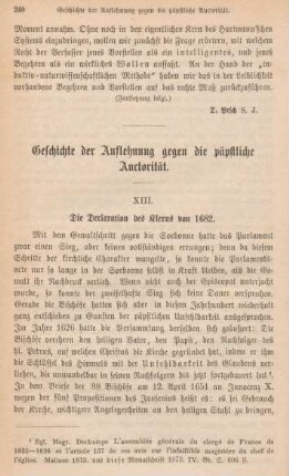 240-261 Geschichte der Auflehnung gegen die päpstliche Auctorität : Fortsetzung