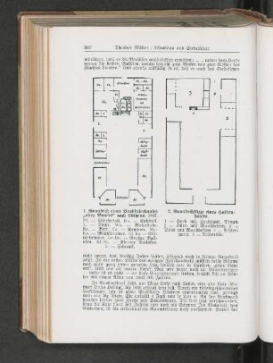 Grundriß eines Probsteierhauses "alter Bauart" nach Lütgens. 1847