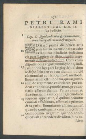 Petri Rami Dialecticae Lib. II. de iudicio.