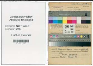 Entnazifizierung Heinrich Fischer , geb. 19.08.1920 (Polizist)