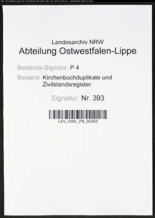 Kirchenbuchduplikat der katholischen Gemeinde Oberkirchen (GHT 1858-1865). (Gemeinde: Oberkirchen, katholische Gemeinde)