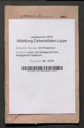 Erblasser: Brand, Agnes, geb. Hagemeier: