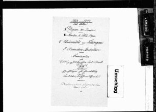 Seminarien (1838-1894)