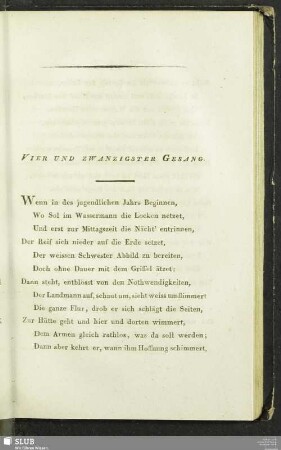 Vier Und Zwanzigster Gesang