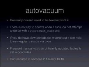 All the Dirt on VACUUM