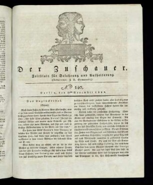 No. 140 - 22. November 1821