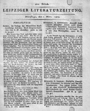 1803-03-01 : 210. Stück
