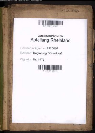 Errichtung eines Friedensgerichtes in der Bürgermeisterei Remscheid