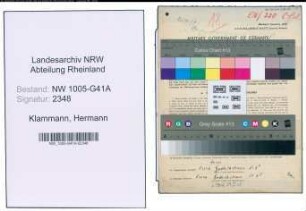 Entnazifizierung Hermann Klammann , geb. 15.02.1898 (Polizist)