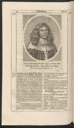 Ioan-Georgius II. Dux Sax. S. Rom. Imp. ...