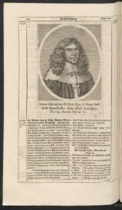 Ioan-Georgius II. Dux Sax. S. Rom. Imp. ...