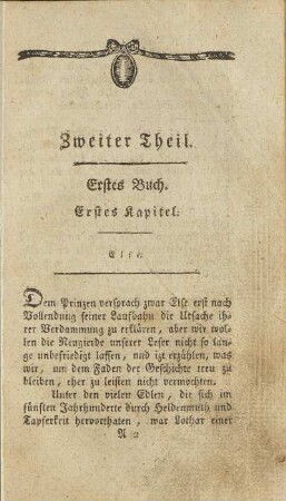 Erstes Kapitel. Elfe.