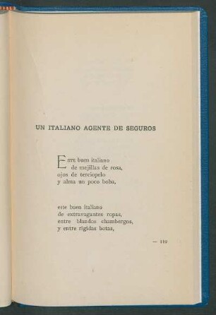 Un italiano agente de seguros