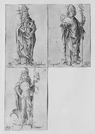 Drei Herzöge: Cornelius, Hubertus, Quirinus (Antonius fehlt)