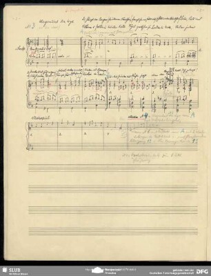 No. 3 Wiegenlied der Lys: "Blumen und Falter in bunter Kette"