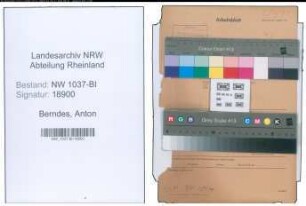 Entnazifizierung Anton Berndes , geb. 01.05.1904 (Schlosser)