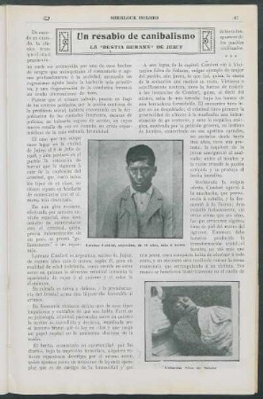 Un resabio de canibalismo - La "bestia humana" de Jujuy