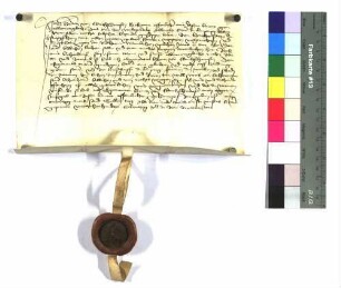 Heinz von Elrichshausen erhält von Schenk Albrecht den Kirchensatz zu Jagstheim mit allen Zugehörungen