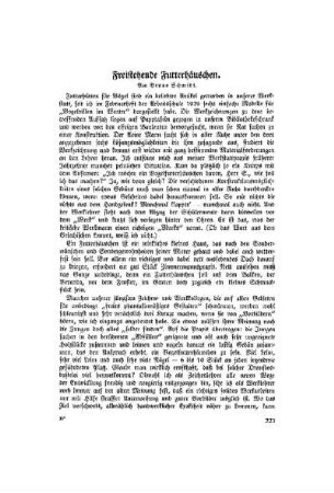 Freistehende Futterhäuschen