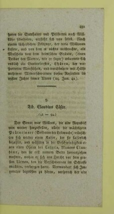 9. Tib. Claudius Caesar