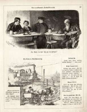 "Der verkannte Tabaksrauch" "Verkehrte Anschauung"