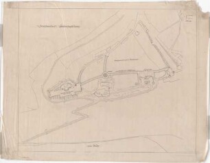 Grund, Peter; Hohensyburg; Denkmal Deutsches Nationalheiligtum Teutoburger Wald (Kaiser-Wilhelm Denkmal) - Lageplan