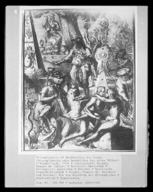 Hieroglyphica of Merkbeelden der Ouden (Hieroglyphica oder Denkbilder der alten Völker) — Von dem Wachstum der Götzenbilder