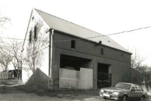 Dresden-Omsewitz, Altomsewitz 18. Bauernhof (1. H. 19. Jh.). Scheune