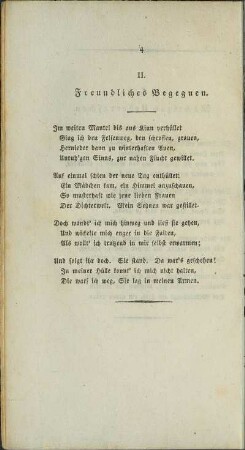 Freundliches Begegnen