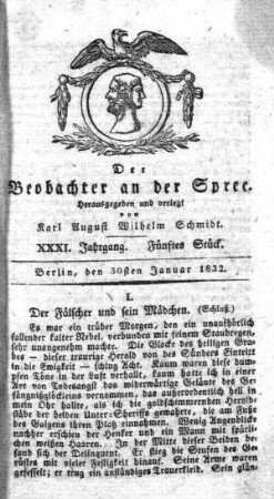 5. Stueck, 30. Januar 1832