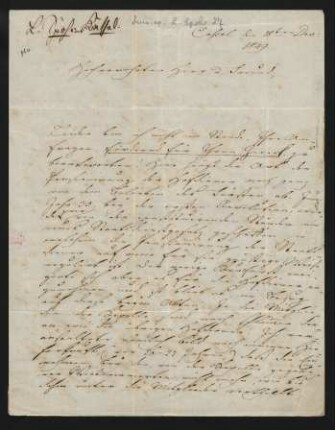 Brief an Peter Joseph von Lindpaintner : 18.12.1849