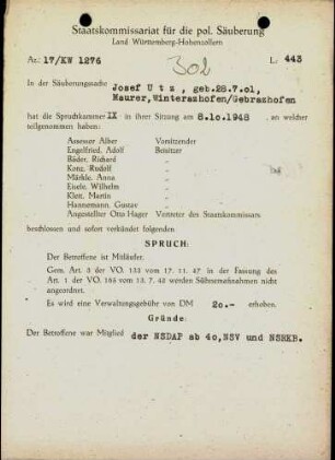 Utz, Josef