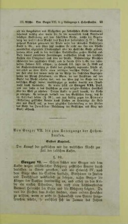 [Dritter Hauptabschnitt.] Von Gregor VII. bis zum Untergange der Hohenstaufen