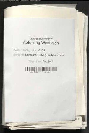 91 Briefe der Schwester Elisabeth von der Reck geb. Vincke