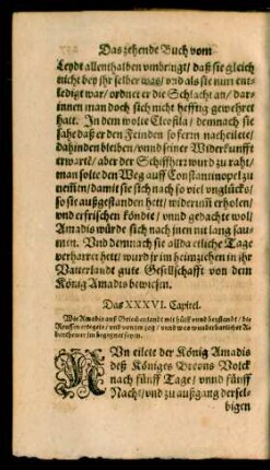 Das XXXVI. Capitel.
