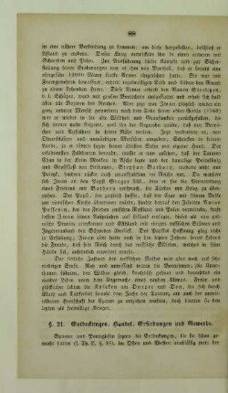 21. Entdeckungen, Handel, Erfindungen und Gewerbe