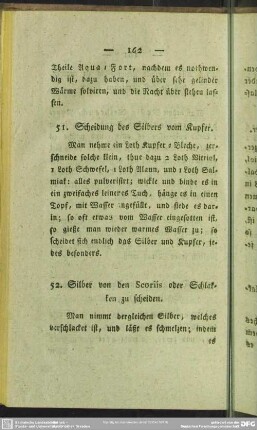 51. Scheidung des Silbers vom Kupfer