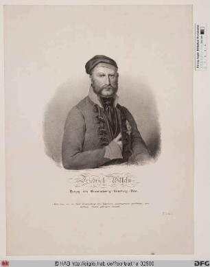 Bildnis Friedrich Wilhelm, Herzog von Braunschweig-Lüneburg-Oels (der "Schwarze Herzog")