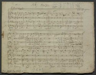 6 Partsongs, Coro maschile, KWV 7105/07-12 - BSB Mus.Schott.Ha 2503-3 : [collection without title]