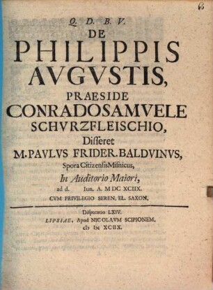 De Philippis Augustis