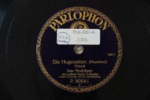 Die Hugenotten : Choral / (Meyerbeer)