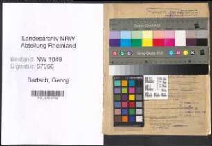Entnazifizierung Georg Bartsch , geb. 07.02.1891 (Lehrer)
