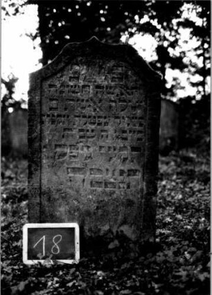 Grabstein 18 [Nir S. 38 Nr. 2.06]