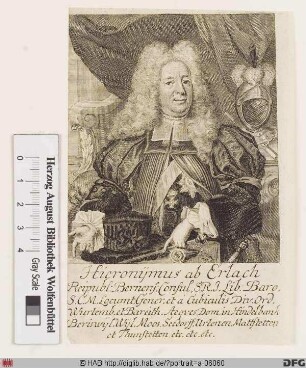 Bildnis Hieronymus von Erlach (1745 Reichsgraf)