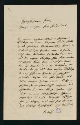 Brief vom 27. August 1872