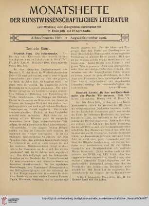 Achtes/Neuntes Heft (August/September 1906)